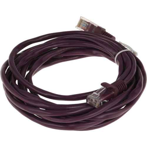 Патч-корд Premier PP12-3M/V 1000Гбит/с UTP 4 пары cat.5E CCA molded 3м фиолетовый RJ-45 (m)-RJ-45 (m)