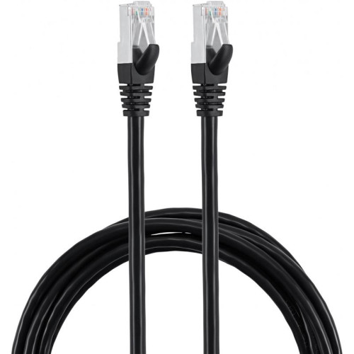 Патч-корд Buro BU-7-3M STP 4 пары cat.7 CCA molded 3м черный RJ-45 (m)-RJ-45 (m)