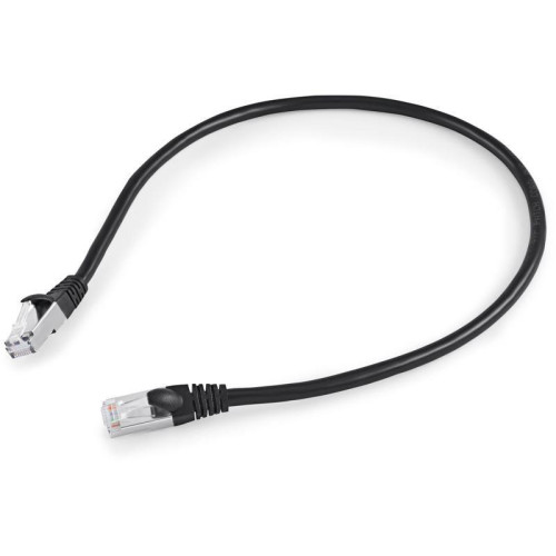 Патч-корд Buro BU-7-0.5M STP 4 пары cat.7 CCA molded 0.5м черный RJ-45 (m)-RJ-45 (m) Патч-корд Buro BU-7-0.5M STP 4 пары cat.7 CCA molded 0.5м черный RJ-45 (m)-RJ-45 (m)