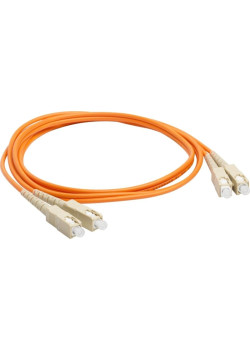 Патч-корд Lanmaster LAN-2SC-2SC/OM2-2.0 2x50/125 OM2 SC дуплекс-SC дуплекс 2м LSZH оранжевый