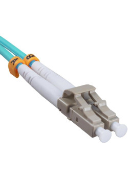 Патч-корд Cabeus FOP-50-LC-LC-3M 2x50/125 OM3 LC дуплекс-LC дуплекс 3м LSZH бирюзовый