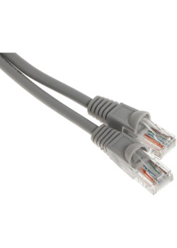 Патч-корд Buro UTP-5E-20M-G-LSZH UTP cat.5E 20м серый RJ-45 (m)-RJ-45 (m)
