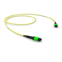 Оптическая соединительная сборка 12 x 09/125 OS2, MPO(12)m/MPO(12)m, тип B, LSZH, 110 м