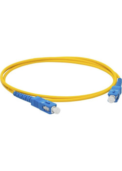 Патч-корд Lanmaster LAN-SC-SC/SU-2.0 1x9/125 OS2 SC-SC 2м LSZH желтый