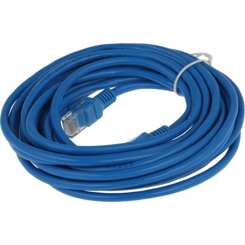 Патч-корд Premier PP12-5M/B 1000Гбит/с UTP 4 пары cat.5E CCA molded 5м синий RJ-45 (m)-RJ-45 (m)