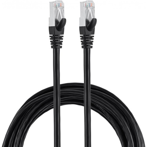 Патч-корд Buro BU-7-5M STP 4 пары cat.7 CCA molded 5м черный RJ-45 (m)-RJ-45 (m)