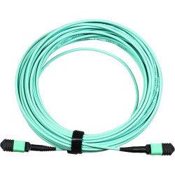 Каб.сборка Lanmaster LAN-12M-12M/OM3B-15 12x50/125 OM3 MPO-MPO полярность B 15м LSZH аквамарин