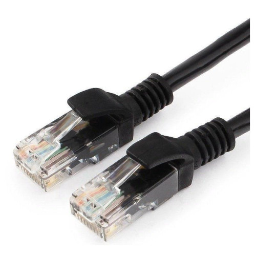 Патч-корд Premier PP12-0.25M/BK 1000Гбит/с UTP 4 пары cat.5E CCA molded 0.25м черный RJ-45 (m)-RJ-45 (m)