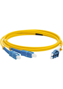 Патч-корд Lanmaster LAN-2LC-2SC/SU-15 2xOS2 LC дуплекс-SC дуплекс 15м LSZH оранжевый
