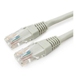 Патч-корд Premier PP6U-0.5M 10000Гбит/с UTP 4 пары cat.6 CCA molded 0.5м серый RJ-45 (m)-RJ-45 (m)