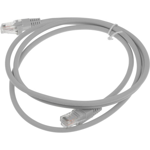 Патч-корд Buro UTP-5E-1.5M-G-LSZH UTP cat.5E 1.5м серый RJ-45 (m)-RJ-45 (m)