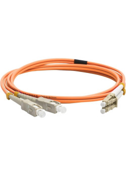 Патч-корд Lanmaster LAN-2LC-2SC/OM4-5.0 2x50/125 OM4 LC дуплекс-SC дуплекс 5м LSZH