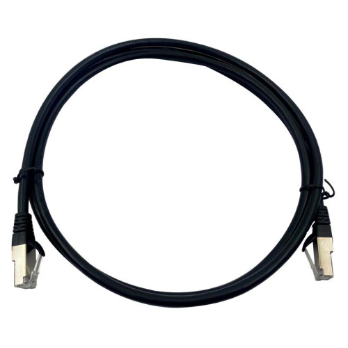 Патч-корд Buro BU-7-1.5M STP 4 пары cat.7 CCA molded 1.5м черный RJ-45 (m)-RJ-45 (m)