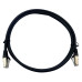 Патч-корд Buro BU-7-1.5M STP 4 пары cat.7 CCA molded 1.5м черный RJ-45 (m)-RJ-45 (m)