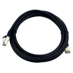 Патч-корд Buro BU-7-3M STP 4 пары cat.7 CCA molded 3м черный RJ-45 (m)-RJ-45 (m)