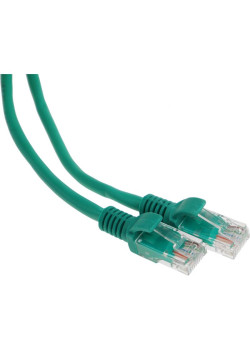 Патч-корд Premier PP12-1M/G 1000Гбит/с UTP 4 пары cat.5E CCA molded 1м зеленый RJ-45 (m)-RJ-45 (m)