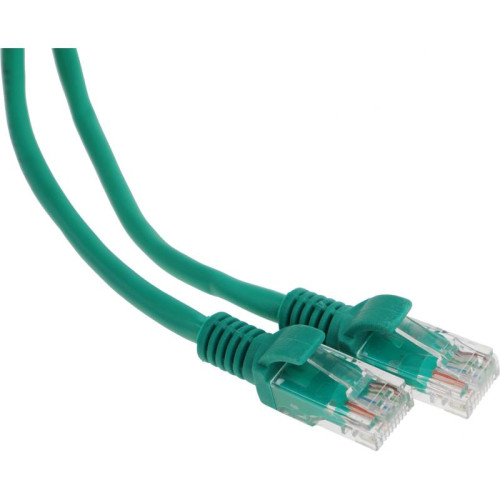 Патч-корд Premier PP12-1M/G 1000Гбит/с UTP 4 пары cat.5E CCA molded 1м зеленый RJ-45 (m)-RJ-45 (m)