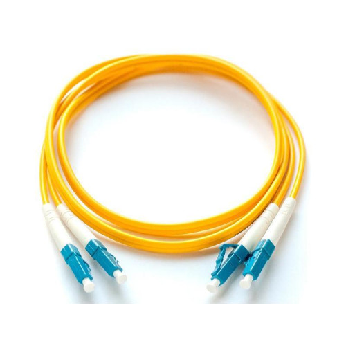 Патч-корд Lanmaster LAN-2LC-2LC/OM4-1.0 2x50/125 OM4 LC дуплекс-LC дуплекс 1м LSZH желтый