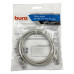 Патч-корд Buro UTP-5E-1.5M-G UTP 4 пары cat.5E CCA molded 1.5м серый RJ-45 (m)-RJ-45 (m)