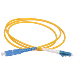 Оптический патч-корд, SM, 9/125 (OS2), LC/UPC-SC/UPC, (Simplex), LSZH, 3м