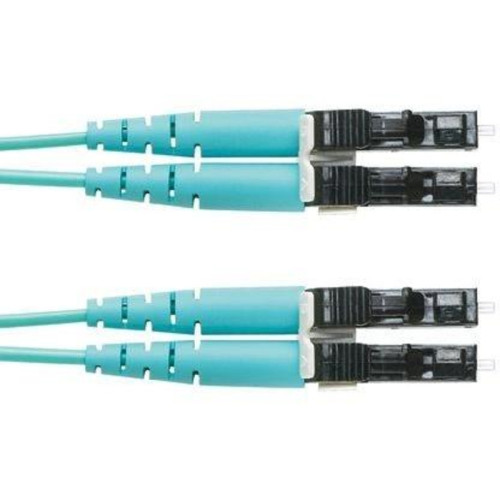 Патч-корд Panduit Opti-Core FX2ELLNSNSNM003 2x50/125 OM3 LC дуплекс-SC дуплекс 3м LSZH аквамарин