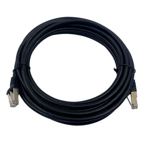 Патч-корд Buro BU-7-5M STP 4 пары cat.7 CCA molded 5м черный RJ-45 (m)-RJ-45 (m)