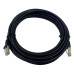 Патч-корд Buro BU-7-5M STP 4 пары cat.7 CCA molded 5м черный RJ-45 (m)-RJ-45 (m)