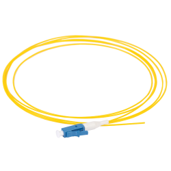 Оптический пигтейл, (SM), 9/125 (OS2), LC/UPC, LSZH, 1,5м