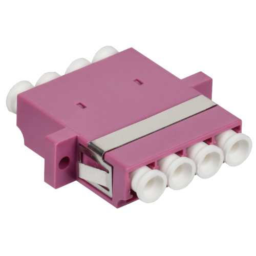 ITK Адаптер оптический проходной LC-Quad OM4 UPC