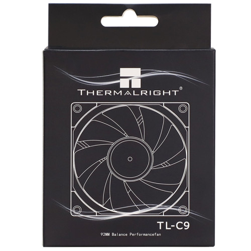 Кулер для корпуса/ Case Cooler Thermalright TL-C9 (92x92x25mm, 4-pin PWM, 44CFM, 27.3dBA, 2000RPM, Grey) Кулер для корпуса/ Case Cooler Thermalright TL-C9 (92x92x25mm, 4-pin PWM, 44CFM, 27.3dBA, 2000RPM, Grey)