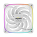 Вентилятор корпусный/ Case Cooler Geometric Future Squama 2503RW-14 Reverse (140x140x25mm, 4-pin PWM, ARGB, 71.8CFM, 34.0dBA, 2100RPM, White)