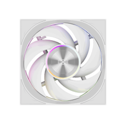 Кулер для корпуса/ Case Cooler PCCooler F7 X120 ARGB WH (120x120x28mm, 4-pin PWM, ARGB, 83CFM, 33.1dBA, 3000RPM, White)