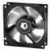 Кулер для корпуса/ Case Cooler ID-COOLING NO-8025-SD (80x80x25mm, 3-pin, 25.5CFM, 21dBA, 2000RPM, Black/Gray)