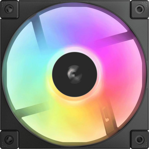 Вентилятор для корпуса Deepcool FD12 ARGB 120х120x25 черный 4-pin 26.9дБ (R-FD12-BKAPN1-G) Ret [R-FD12-BKAPN1-G]