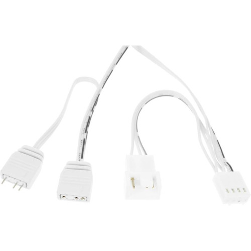 Вентилятор для корпуса Accord ACC-U12 ARGB 120х120x25 белый 4-pin 27дБ (ACC-U12 ARGB WHITE) brown box