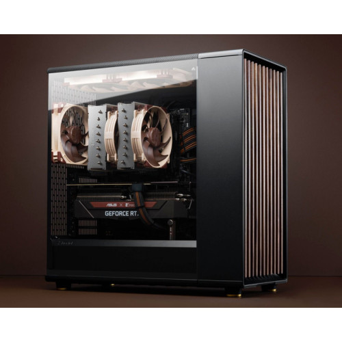Кулер для корпуса/ Case Cooler Noctua NF-A14x25r G2 PWM (140x140x25mm, 4-pin PWM, 91.58CFM, 24.8dBA, 1500RPM, Beige/Brown)