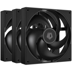 Вентилятор для корпуса ID-Cooling AS-120-K Trio 120х120x25 черный 4-pin 27.2дБ (упак.:3шт) Ret [AS-120-K TRIO]