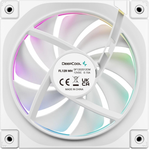 Вентилятор для корпуса Deepcool FL12R Wh Reverse ARGB 120х120x25 белый 4-pin 33.9дБ (R-FL12R-WHAPN1-G) Ret Вентилятор для корпуса Deepcool FL12R Wh Reverse ARGB 120х120x25 белый 4-pin 33.9дБ (R-FL12R-WHAPN1-G) Ret