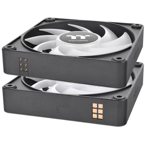 Вентилятор для корпуса Thermaltake CT140 EX Sync ARGB 140х140x25 черный 4-pin 30.7дБ (упак.:3шт) (CL-F182-PL14SW-A) Ret [CL-F182-PL14SW-A]
