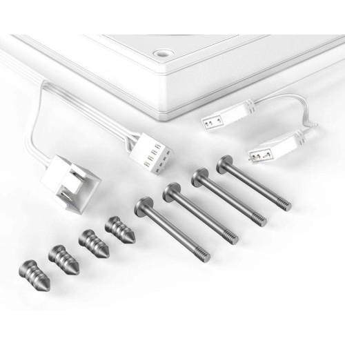 Вентилятор для корпуса ID-Cooling AS-140-ARGB-W ARGB 140х140x25 белый 4-pin 24.9дБ Ret