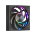 Кулер для корпуса/ Case Cooler PCCooler F7 X120 ARGB BK (120x120x28mm, 4-pin PWM, ARGB, 83CFM, 33.1dBA, 3000RPM, Black)
