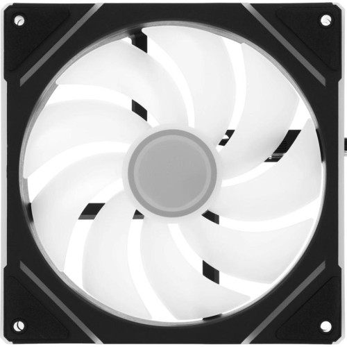 Вентилятор для корпуса Accord ACC-YF14 ARGB 140х140x25 черный 4-pin (ACC-YF14 ARGB BLACK) brown box