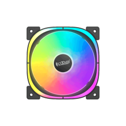 Кулер для корпуса/ Case Cooler PCCooler EF 120 ARGB BK 3 IN 1 (120x120x25mm, 4-pin PWM, ARGB, 37.98CFM, 25.7dBA, 1500RPM, Black, 3pcs)