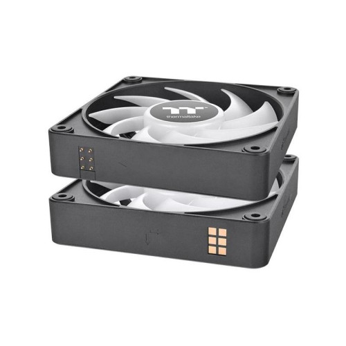 Вентилятор для корпуса Thermaltake CT140 EX Sync ARGB 140х140x25 черный 4-pin 30.7дБ (упак.:3шт) (CL-F182-PL14SW-A) Ret [CL-F182-PL14SW-A]