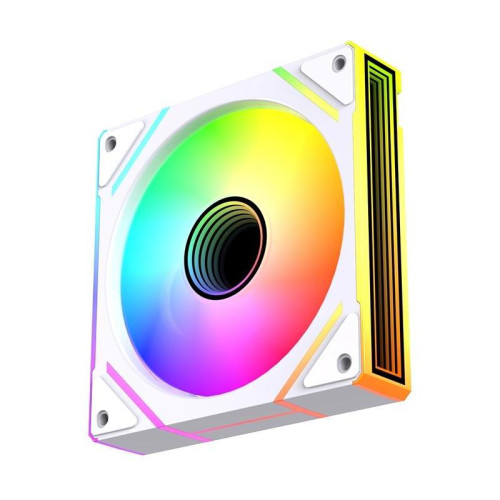 Вентилятор для корпуса Bloody BD-CF120ARGB2 LCD ARGB 120х120x25 белый 4-pin 26дБ (BD-CF120ARGB2-WH) Ret