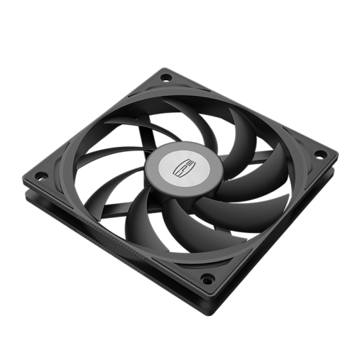 Кулер для корпуса/ Case Cooler PCCooler F5 R12015 BK (120x120x15mm, 4-pin PWM, 68CFM, 35dBA, 2200RPM, Black)