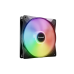 Кулер для корпуса/ Case Cooler be quiet! LIGHT WINGS LX 140mm PWM (140x140x25mm, 4-pin PWM, ARGB, 56.0CFM, 22.9dBA, 1200RPM, Black)