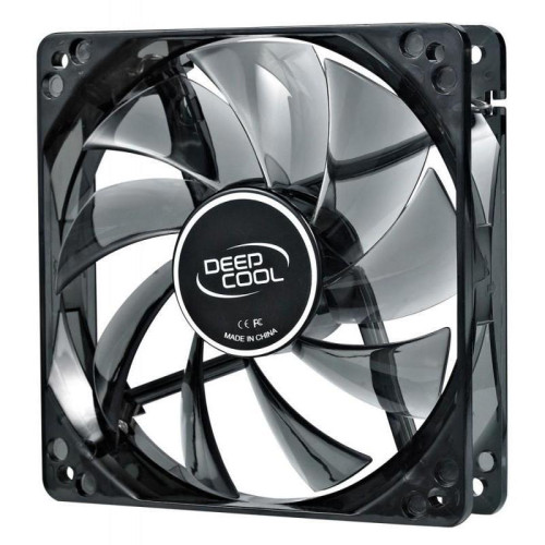 Вентилятор для корпуса Deepcool Wind Blade 120 LED 120х120x25 черный 3-pin 4-pin (Molex) 26дБ (DP-FLED-WB120) Ret [DP-FLED-WB120]
