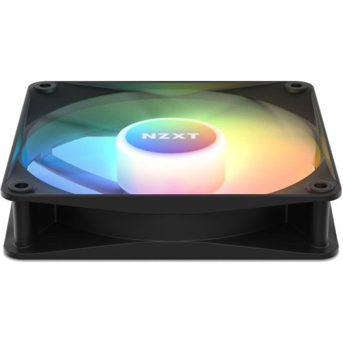 Кулер для корпуса ПК/ Case Cooler NZXT F120 RGB Core (120x120x25mm, 4-pin PWM, RGB, 78.86CFM, 33.88dBA, 1800RPM, Black)