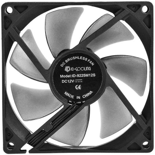 Вентилятор для корпуса ID-Cooling NO-9225-SD 90х90x25 черный 3-pin 29дБ Ret [NO-9225-SD]